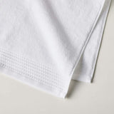 Premium White Cotton Bath Towel - Soft, Absorbent