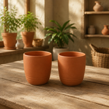 Handmade Clay Water Drinking Glass (Classic Plain Edition) ok